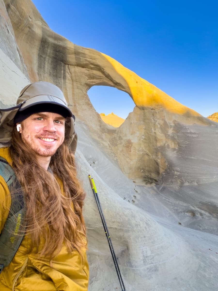 Chase Kaczmarek, the founder and developer of Trunk, in Escalante, Utah